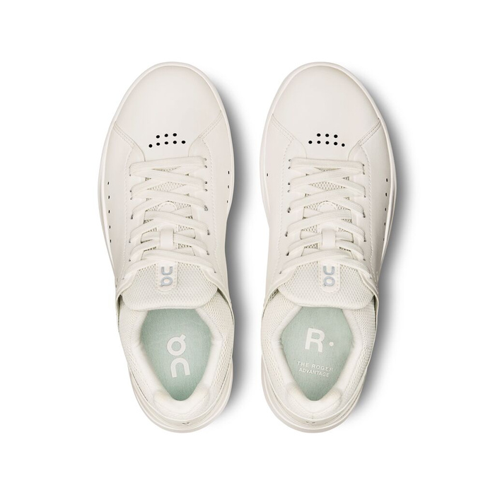 ON The Roger Advantage All White Damen Sneaker