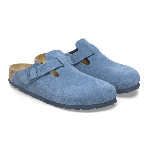 Damen Pantoletten BIRKENSTOCK BOSTON LEVE ELEMENTAL BLUE