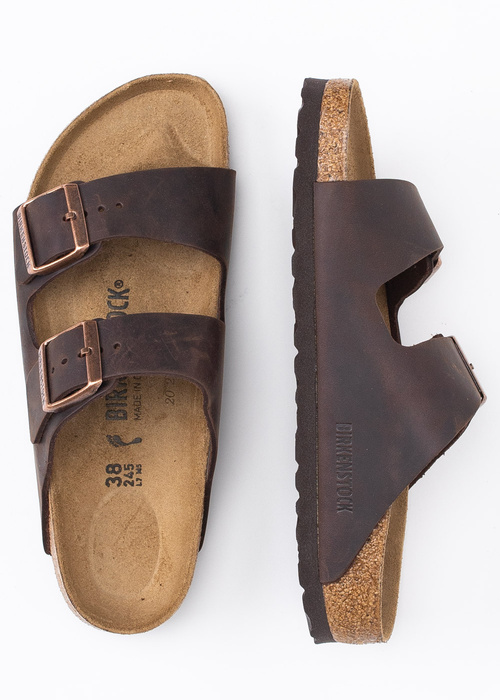 Damen Pantoletten Braun BIRKENSTOCK ARIZONA LEO
