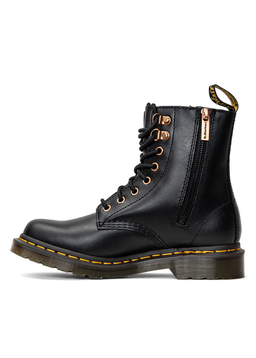 Damen Stiefel Schwarz Dr. Martens 1460 Pascal Hardware Black Wanama