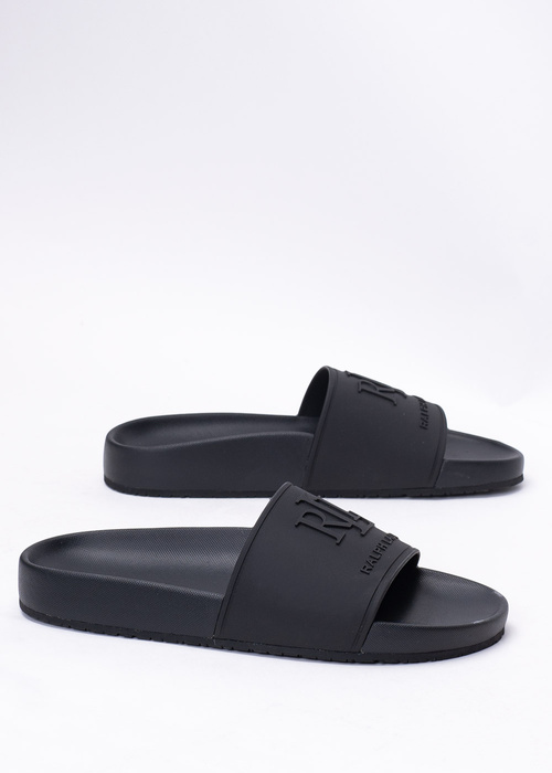 Damen Pantoletten Schwarz Lauren Ralph Lauren Adelyne