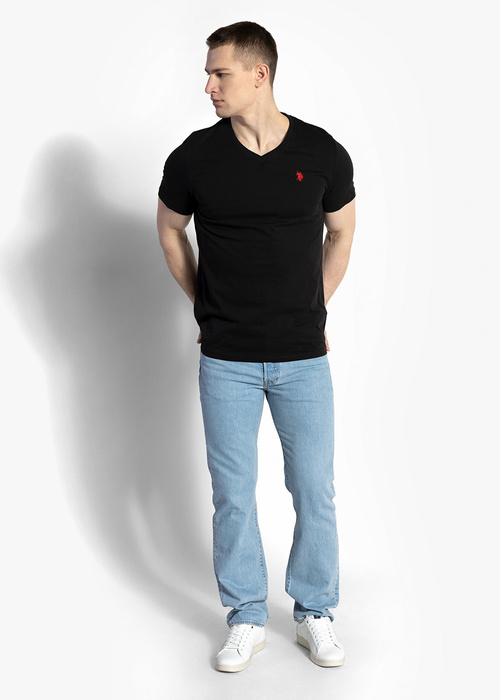 Herren T-Shirt U.S. POLO 2Pack V-neck
