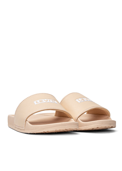 Damen Pantoletten Rosa Levi`s June Boxtab S
