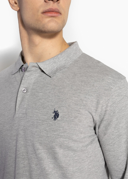Herren Poloshirt Grau U.S. POLO US16306-282 