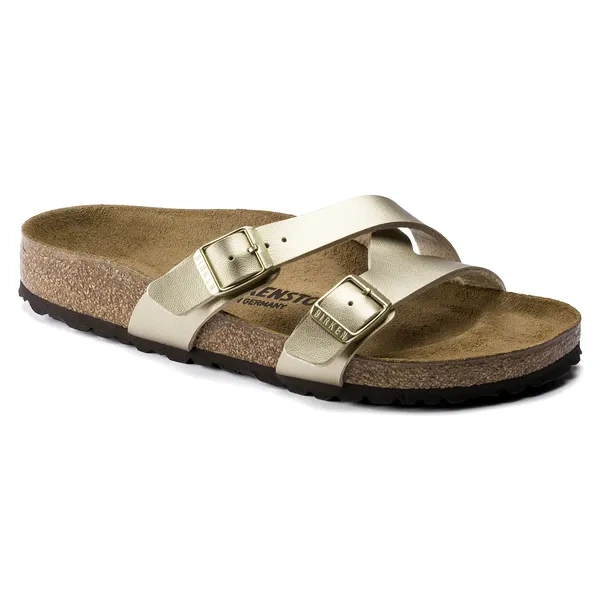 BIRKENSTOCK Yao Balance BF Damen Pantoletten gold
