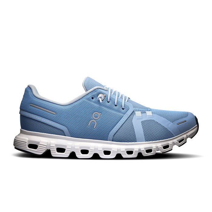 ON Cloud 6 W Chambray | White Damen Sneaker