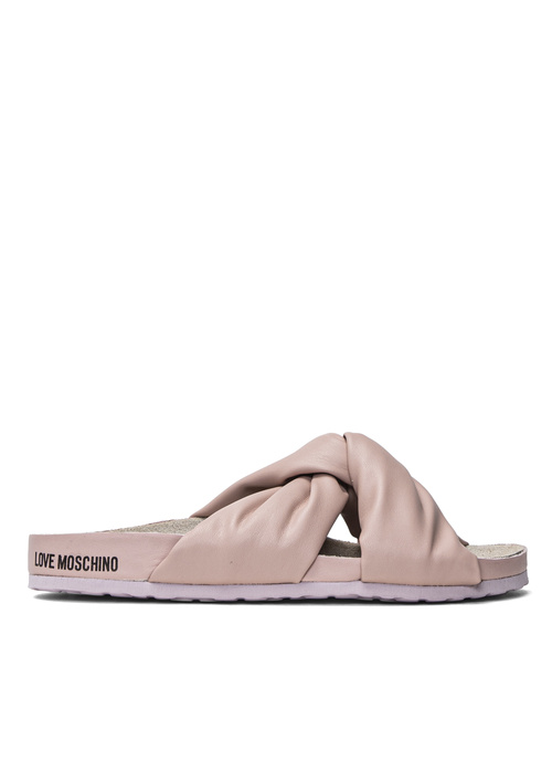 Damen Pantoletten Beige Love Moschino JA28233G0EIE0609