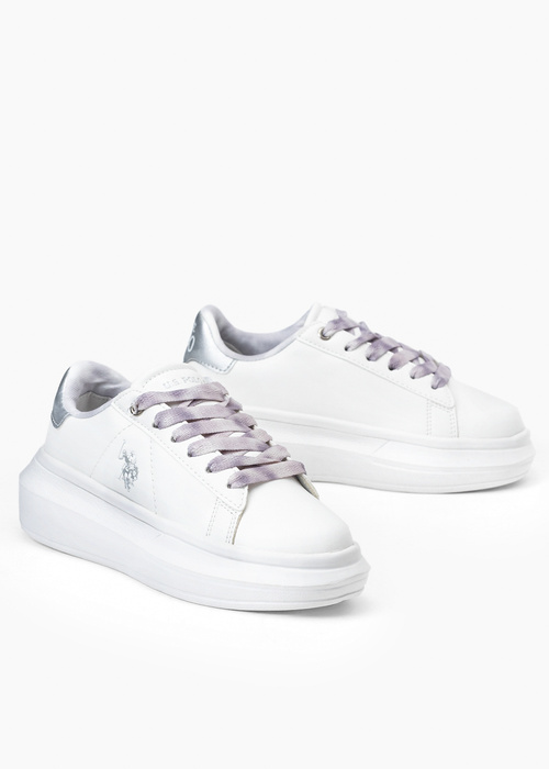 Kinder Sneaker Weiß U.S. POLO HELIS013K/3Y1 WHI 