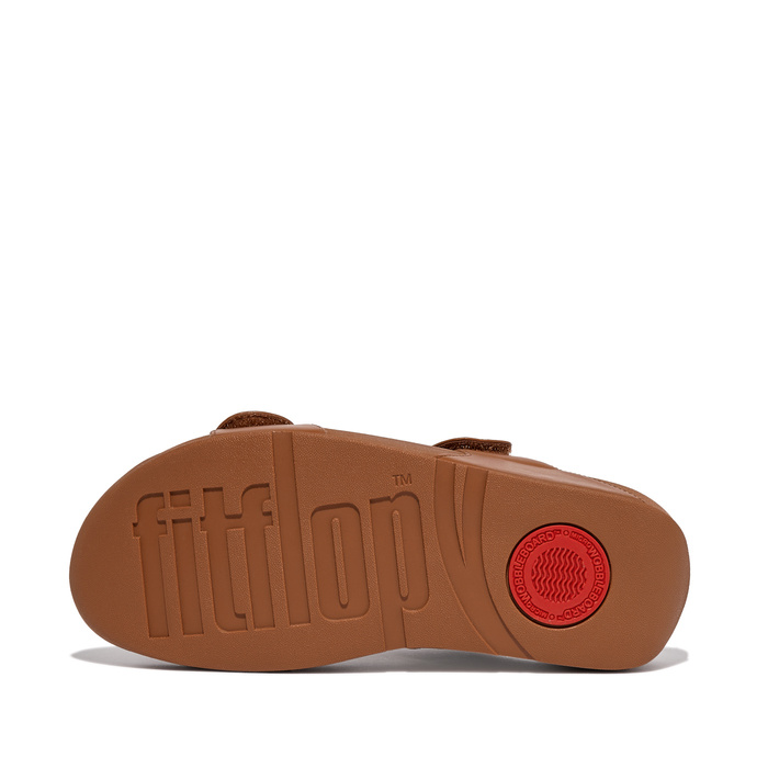 Damen Sandalen FITFLOP LULU ADJUSTABLE LEATHER SLIDES