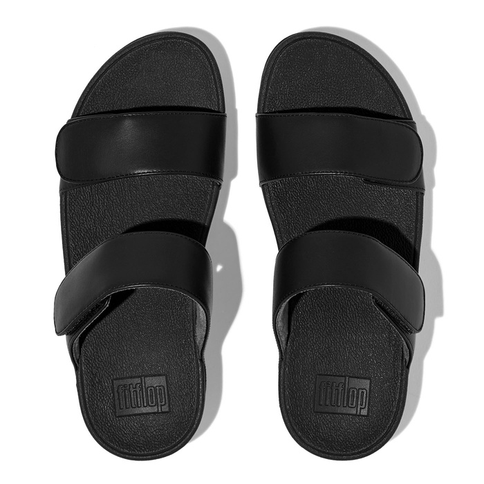 Damen Sandalen FITFLOP LULU ADJUSTABLE LEATHER SLIDES