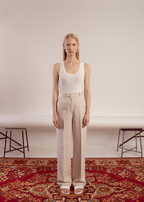 Birkenstock Arizona Essentials Damen Pantoletten weiß