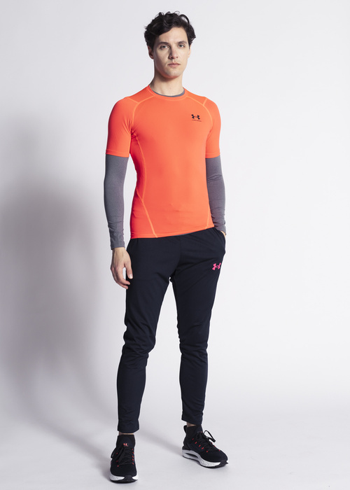 Herren Training T-Shirt Orange Under Armour Heat Gear