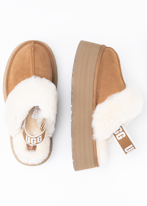 Damen Hausschuhe Braun UGG W FUNKETTE