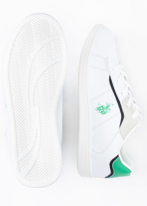 Kinder Sneaker U.S. POLO ECROK006K/3Y1 WHI-GRE01 
