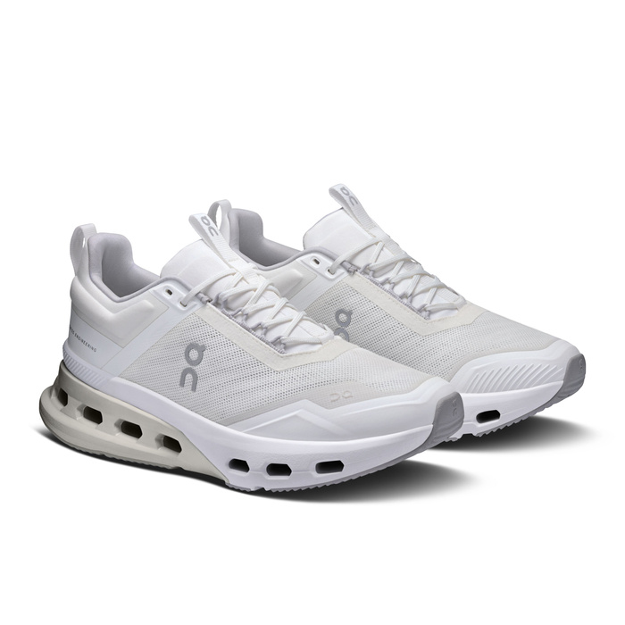 ON Cloudnova X Women White | Glacier Damen Sneaker