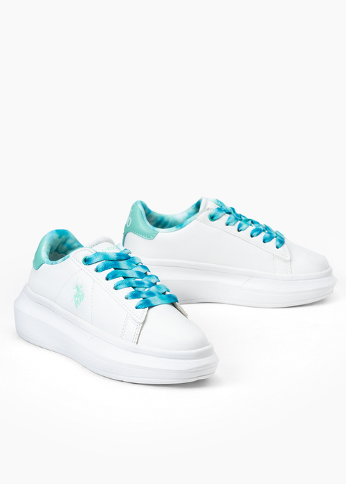 Kinder Sneaker Weiß U.S. POLO HELIS013K/3Y1 WHI-LGE03 