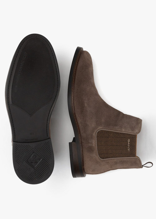Herren Chelsea-Boots Braun GANT ST AKRON 