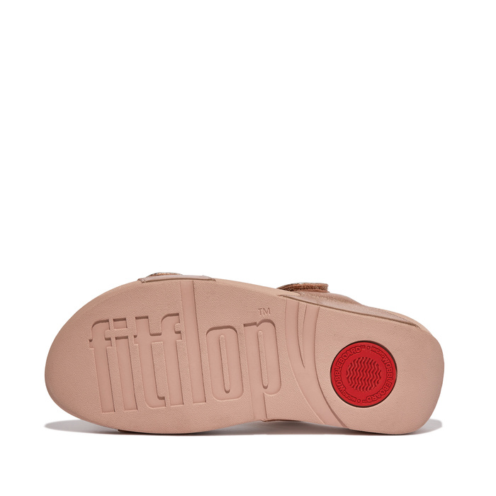 Damen Sandalen FITFLOP LULU ADJUSTABLE LEATHER SLIDES