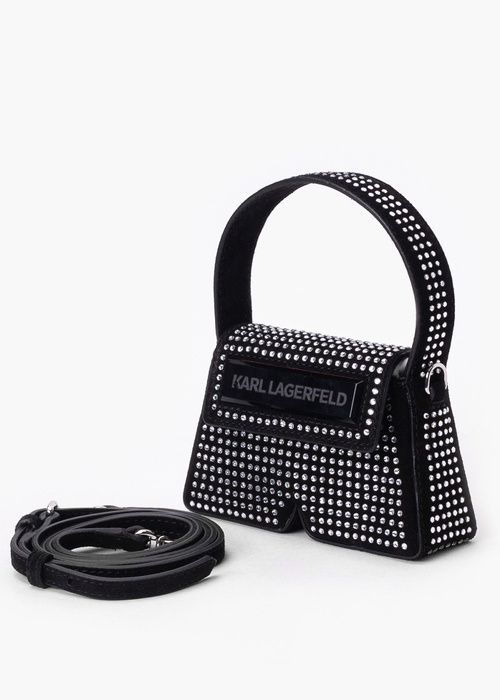 Damengeldbörse KARL LAGERFELD ICON K NANO BAG CRYSTAL 