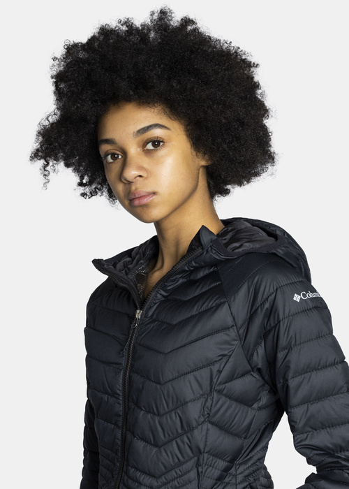 Daunenjacke für Damen Schwarz Columbia Powder Lite