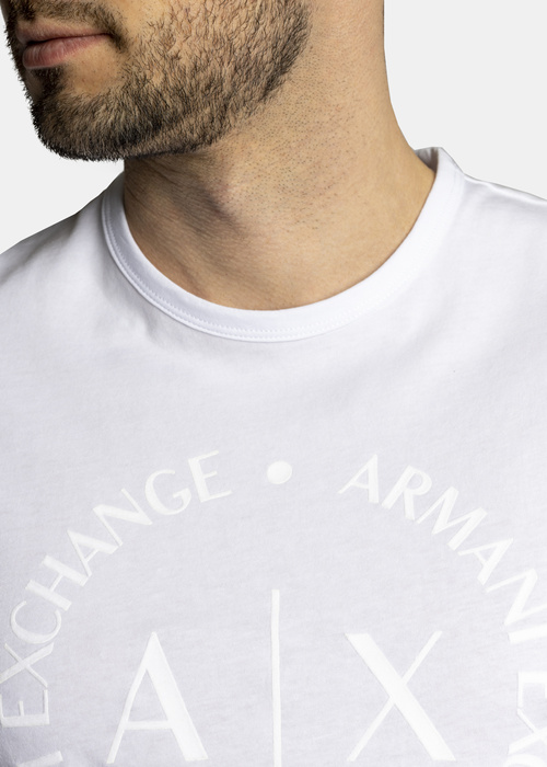 Herren T-Shirt Weiß Armani Exchange 8NZTCD Z8H4Z 1100