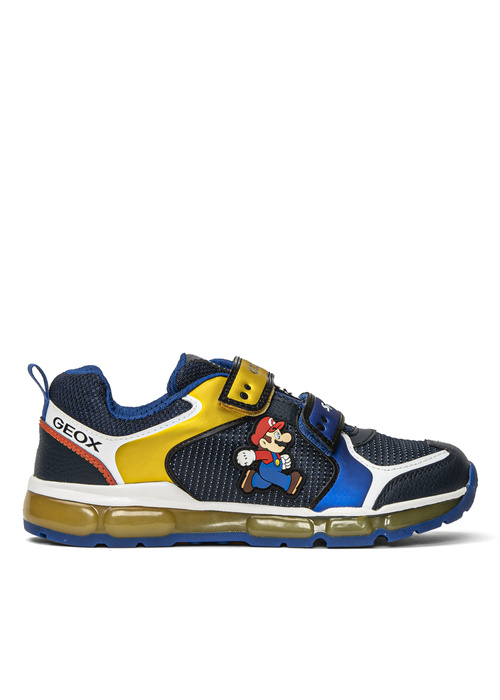 Sneaker für Kinder Dunkelblau Sneakers GEOX J Android B. A Super Mario