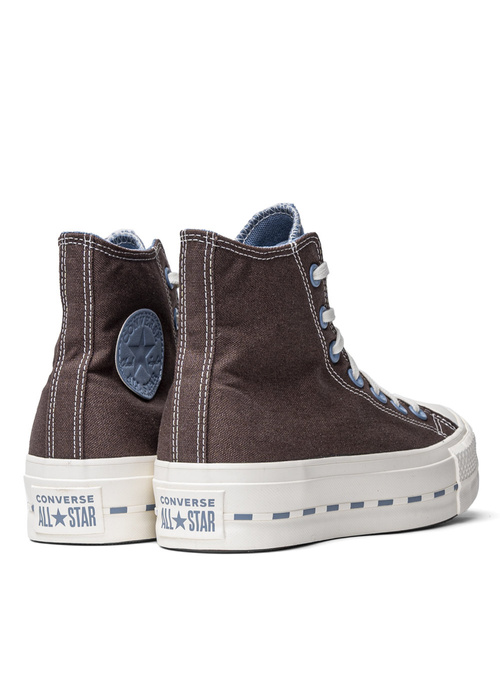 Damen Sneaker Braun Converse Chuck Taylor All Star Lift Hi