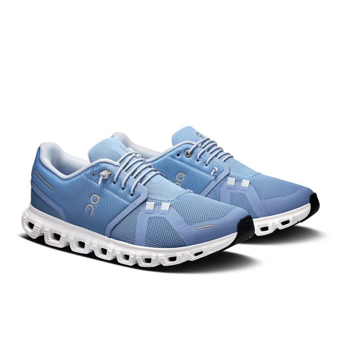 ON Cloud 6 W Chambray | White Damen Sneaker