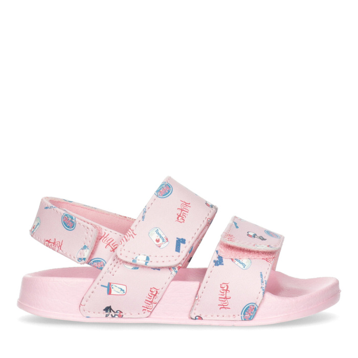 Kinder Sandalen TOMMY HILFIGER FANTASY VELCRO SANDAL PINK 