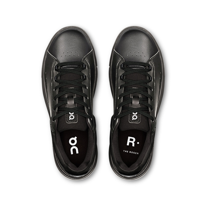 ON The Roger Advantage Black | Black Damen Sneaker
