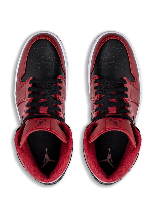 Herren Trainingsschuhe Rot Air Jordan 1 Mid