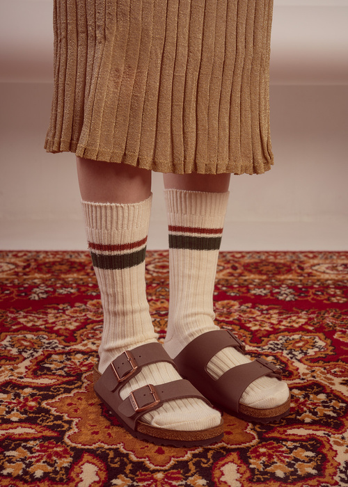 Birkenstock Arizona BS Nubuk Mocca Damen Pantoletten braun