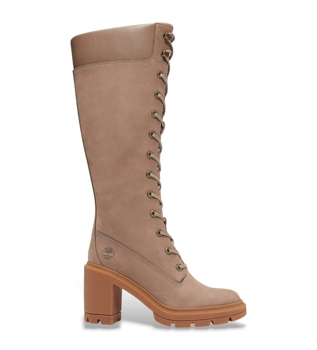 Timberland ALLINGTON HEIGHTS 14 INCH LACE UP BOOT TAUPE GRAY Damenstiefel