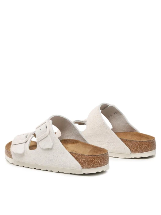 BIRKENSTOCK Arizona SFB LEVE Antique White Damen Pantoletten