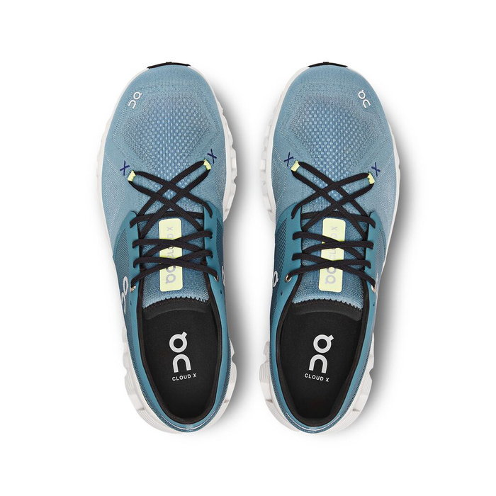 Herren Laufschuhe Blau ON CLOUD X 3
