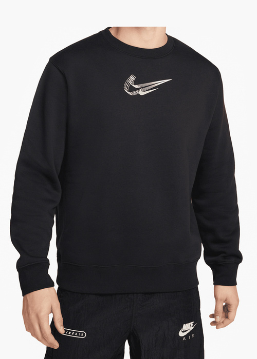 Herren Sweatshirts Nike 3D Swoosh Graphic Fleece Sweatshirt