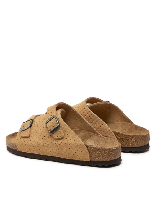 BIRKENSTOCK ZÜRICH LEVE DOTTED NEW Damen Pantoletten beige