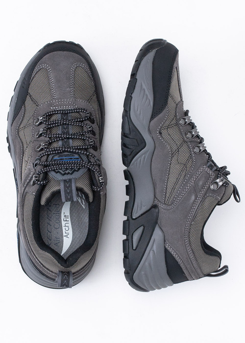 Herren Trekkingschuhe Schwarz Skechers Arch Fit Recon