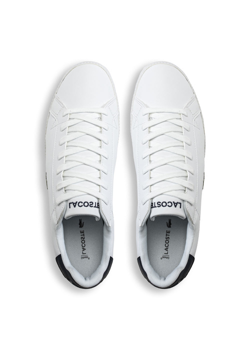 Herren Sneaker Weiß Lacoste Graduate BL21 1 SMA WHT/NVY