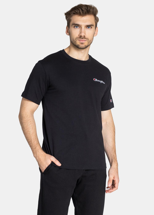 Herren T-Shirt Champion Organic Cotton Blend Small Script Logo (216480-KK001)