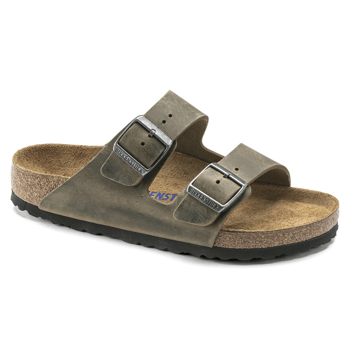BIRKENSTOCK ARIZONA FL WB FADED Herren Pantoletten khaki