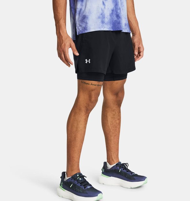 UNDER ARMOUR UA LAUNCH 5 2-IN-1 SHORT Herrenshorts