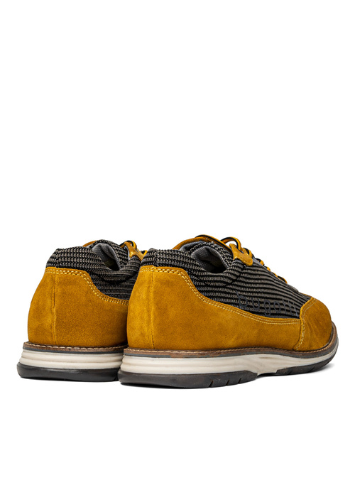 Herren Sneaker Gelb Grau Bugatti Sandhan Comfort 331-A6U01-1469-5011