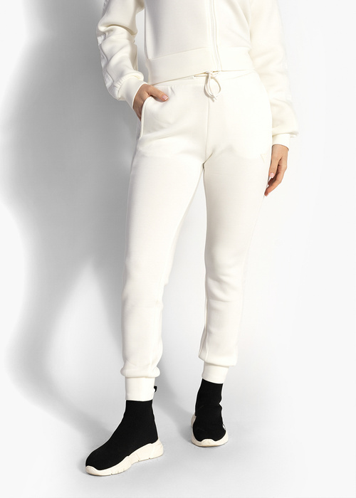 Damenhosen Beige GUESS ALLIE SCUBA JOGGER PANT