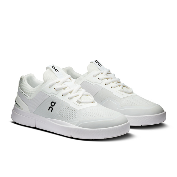 ON THE ROGER Spin White | Black Damen Sneaker