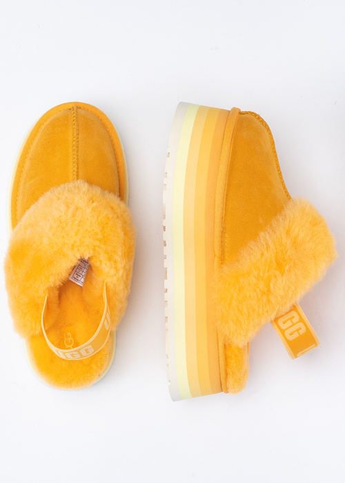 Damen Hausschuhe Gelb UGG W FUNKETTE