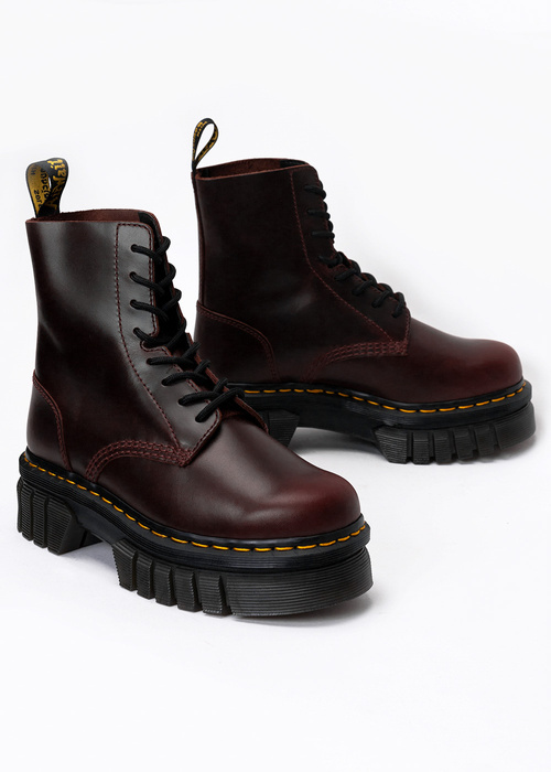 Damenstiefel Schwarz Burgundy DR. MARTENS AUDRICK 8I BOOT 