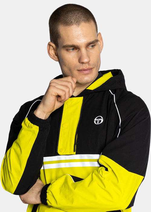 Herrenjacke Sergio Tacchini Netem Track Jacket BLK/LIM