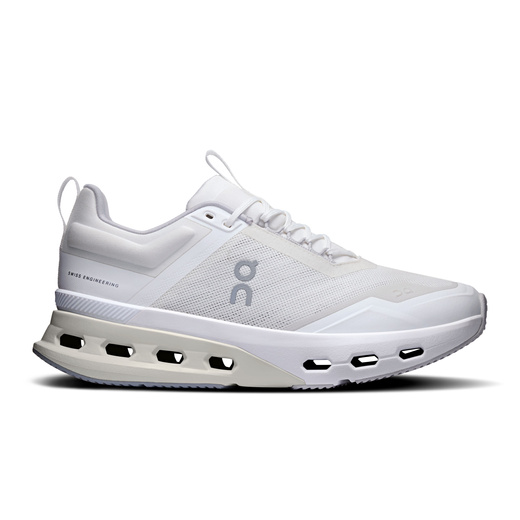 ON Cloudnova X Women White | Glacier Damen Sneaker