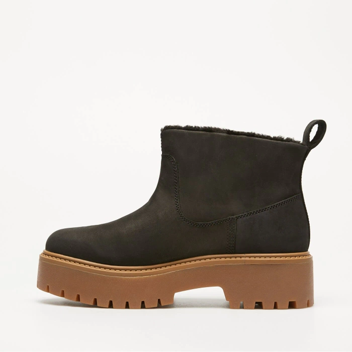 Timberland STONE STREET MID WARM LINED BOOT BLACK NUBUCK Damen Winterschuhe